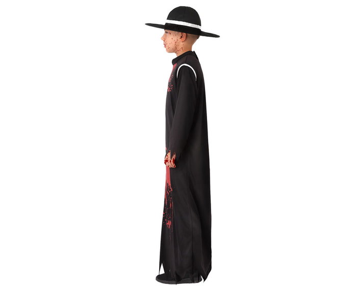 Déguisement Prêtre Sanglant Enfant 7-9 Ans Halloween Costume Fille Garçon Déguisement Prêtre Sanglant Enfant 7-9 Ans Halloween Costume Fille Garçon