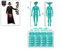 Déguisement Prêtre Sanglant Enfant 7-9 Ans Halloween Costume Fille Garçon