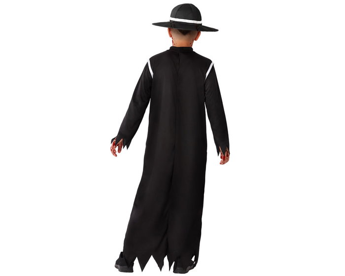 Déguisement Prêtre Sanglant Enfant 7-9 Ans Halloween Costume Fille Garçon Déguisement Prêtre Sanglant Enfant 7-9 Ans Halloween Costume Fille Garçon