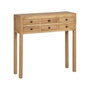 BigBuy Home Meuble d'Entrée Naturel 85 x 26 x 85 cm