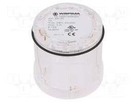 WERMA KombiSIGN 71 Avertisseur Lumineux Blanc 12÷240VDC