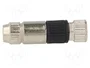HARTING Connecteur M8 droit 3 broches industriel