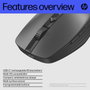HP Souris multi-périphériques rechargeable HP 715