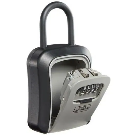 Burg-Wächter KEY SAFE 50 SB - Coffre à clés de haute sécurité en zinc moulé avec serrure à combinaison, pour clés jusqu'à 10.5 cm, antichoc et facile à dissimuler