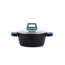 Quid Cacerola Aluminio Fundido Confort 20 cm - 2,2 L Azul