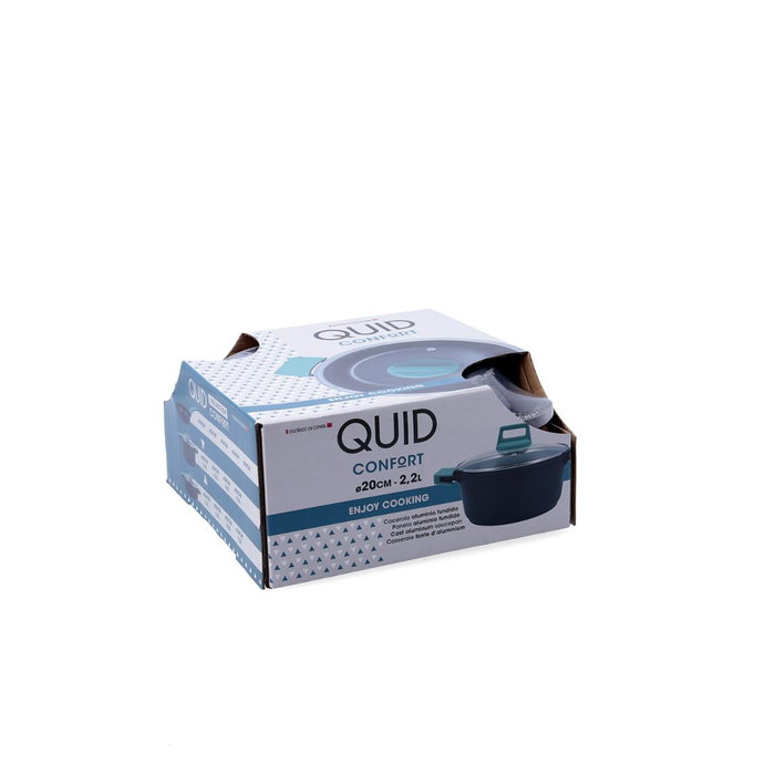 Quid Cacerola Aluminio Fundido Confort 20 cm - 2,2 L Azul