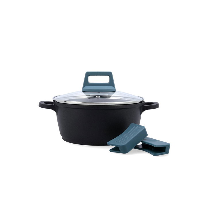 Quid Cacerola Aluminio Fundido Confort 20 cm - 2,2 L Azul