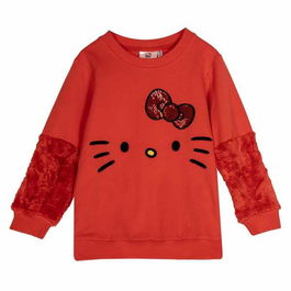 Sweat sans capuche unisex Hello Kitty Rouge 12 ans