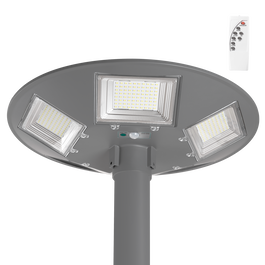 Luminaria Solar LED 150W 15000Lm 6000K Gris Blanco Frío