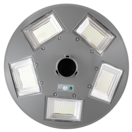 Luminaria Solar LED 150W 15000Lm 6000K Gris Blanco Frío