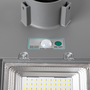 Luminaria Solar LED 150W 15000Lm 6000K Gris Blanco Frío