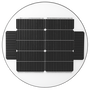 Luminaria Solar LED 150W 15000Lm 6000K Gris Blanco Frío
