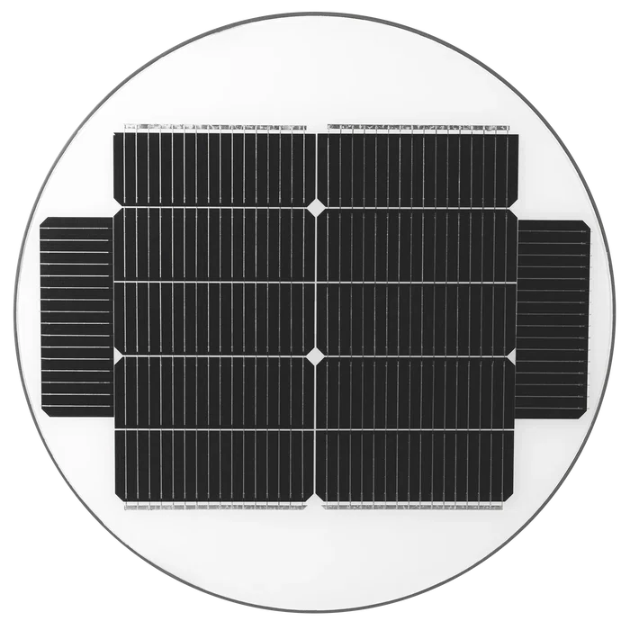 Lampadaire Solaire LED 150W 15000Lm 6000K IP67, Batterie 3.2V 15000mAh