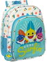 Safta Sac à dos enfant convertible en sac de poussette Baby Shark Surfing, dimensions 26 x 34 x 11 cm, âge recommandé 3 ans et plus
