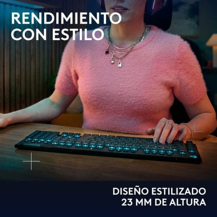 clavier et souris Logitech 920-012677 Noir Espagnol Qwerty QWERTY