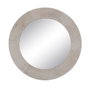 BigBuy Home Miroir mural Blanc Naturel Vertical 61 x 2,5 x 61 cm