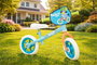 Toimsa Bluey - Bicyclette sans pédales pour enfant - 10 pouces - À partir de 2 ans - Bleu