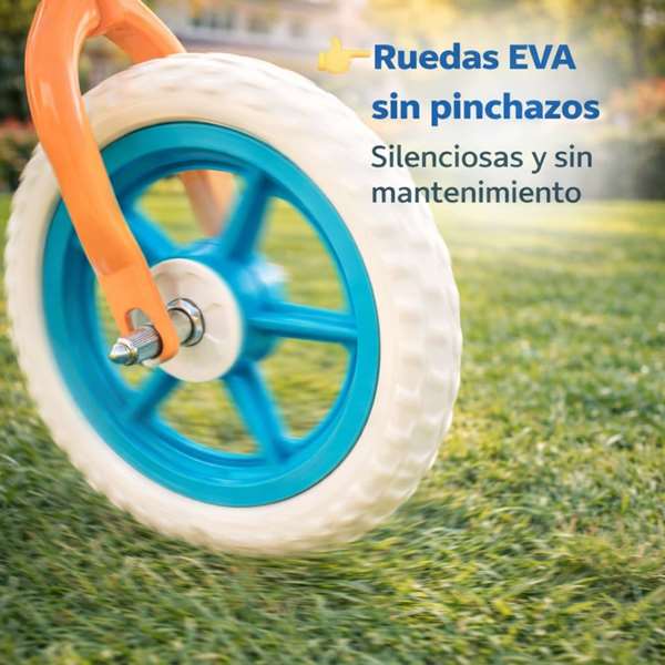 Toimsa Bluey - Bicyclette sans pédales pour enfant - 10 pouces - À partir de 2 ans - Bleu