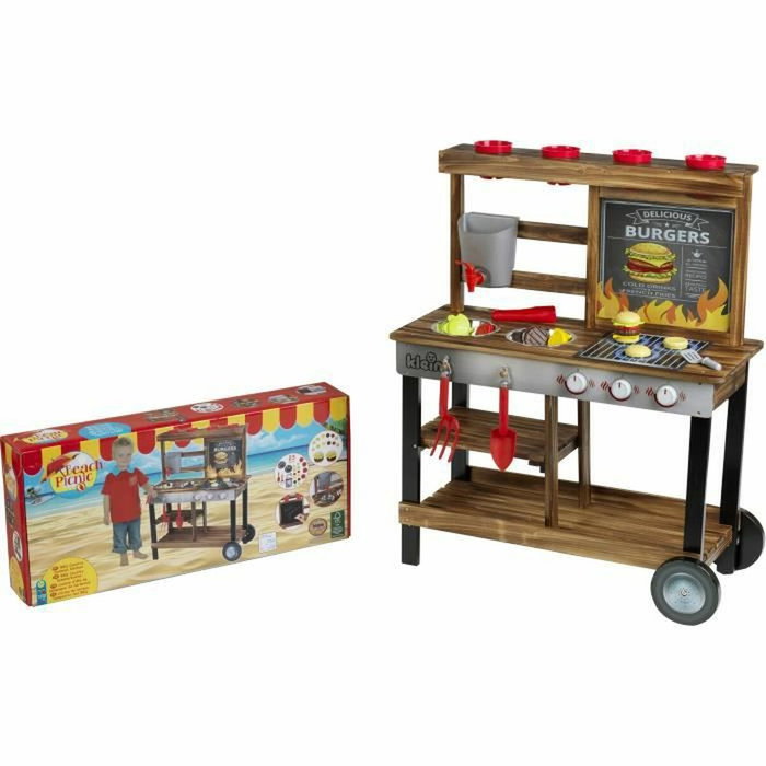 Klein Cuisine d'été en bois Beach Picnic avec 23 accessoires Klein Cuisine d'été en bois Beach Picnic avec 23 accessoires