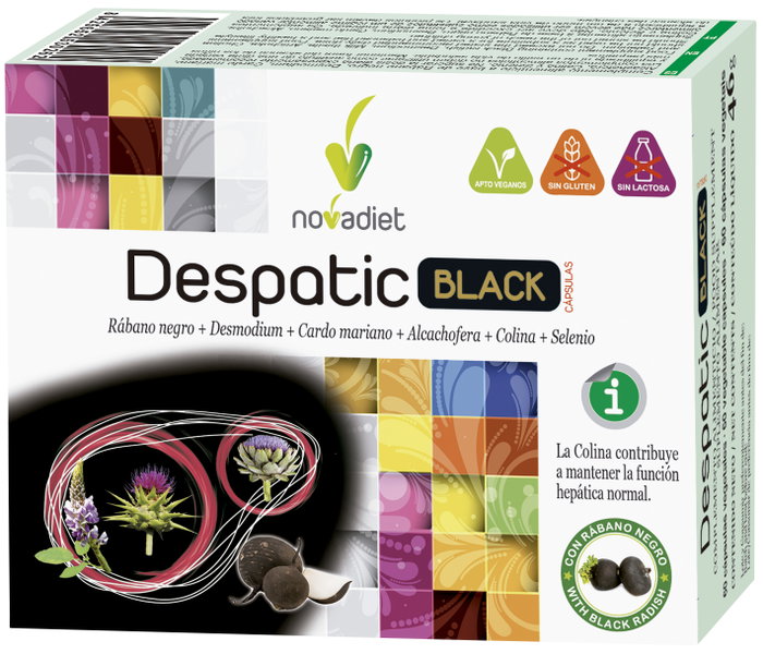 NOVADIET DESPATICK BLACK 60 capsules NOVADIET DESPATICK BLACK 60 capsules