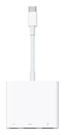 Apple USB-C Digital AV Multiport Adapter - Adaptateur USB-C vers HDMI avec port USB standard et port USB-C de charge pour Mac, iPad et iPhone