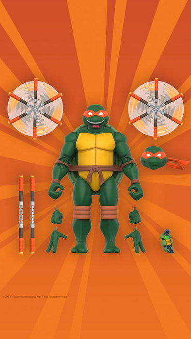 Super7 Teenage Mutant Ninja Turtles figurine Ultimates Wave 12 Michelangelo 18 cm Super7 Teenage Mutant Ninja Turtles figurine Ultimates Wave 12 Michelangelo 18 cm