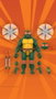 Super7 Teenage Mutant Ninja Turtles figurine Ultimates Wave 12 Michelangelo 18 cm