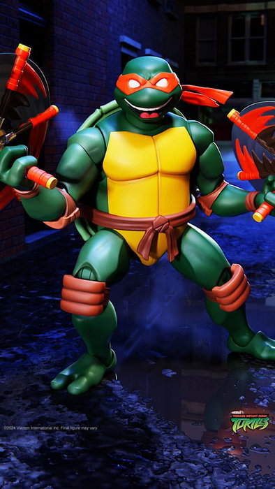 Super7 Teenage Mutant Ninja Turtles figurine Ultimates Wave 12 Michelangelo 18 cm Super7 Teenage Mutant Ninja Turtles figurine Ultimates Wave 12 Michelangelo 18 cm