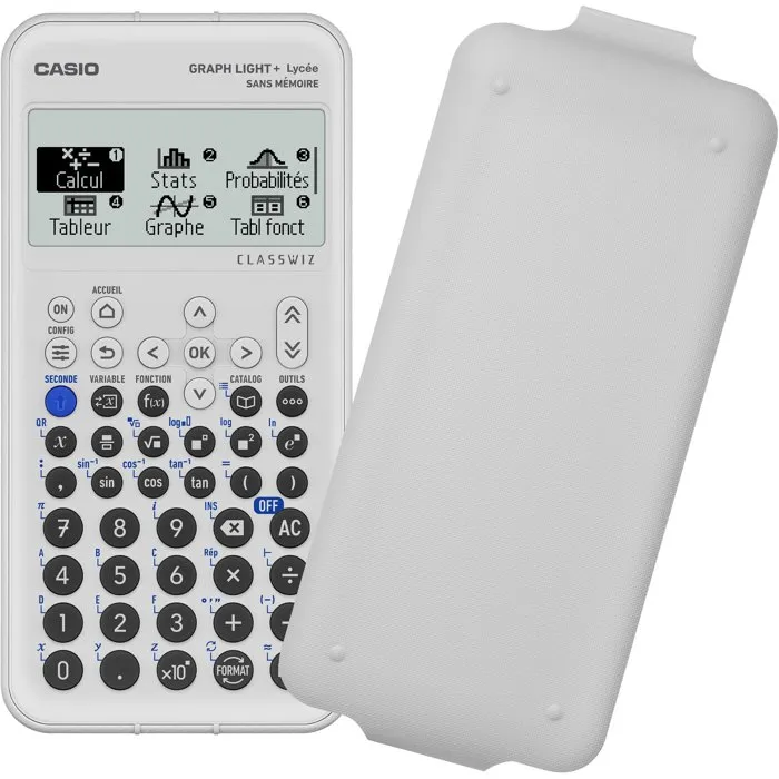 Casio Graph Light+ Gris - Calculatrice graphique