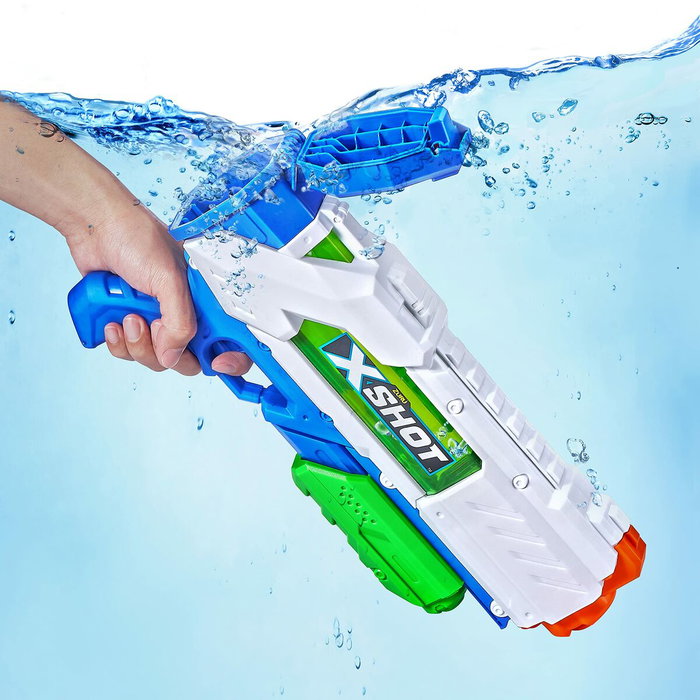 Zuru X-Shot Fast-Fill Pistolet à eau, Portée 9 m, Réservoir 700 ml Zuru X-Shot Fast-Fill Pistolet à eau, Portée 9 m, Réservoir 700 ml