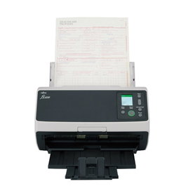 Fujitsu fi-8190 Scanner Ricoh - Scanner de documents professionnel A4, 90 ppm / 180 ipm, alimentation automatique 100 feuilles, double face, résolution 600 dpi, USB 3.2 et Ethernet