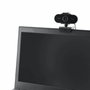 Dicota Webcam Full HD 1080p, USB 2.0, microphone numérique, angle 110°, noir, pour visioconférence