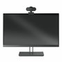 Dicota Webcam Full HD 1080p, USB 2.0, microphone numérique, angle 110°, noir, pour visioconférence