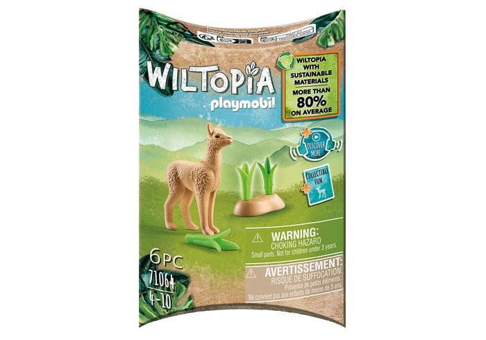 Playmobil Wiltopia Alpaca Joven 71064 - Set de Jeu avec Animal, Dès 4 Ans