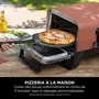 Ninja OO101EU Four à Pizza Électrique Woodfire - 8 Programmes, Cuisson jusqu'à 370°C, 2400W - Pour Pizza, Viandes et Légumes