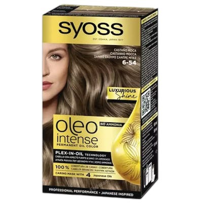 Syoss OLEO INTENSE Teinture Capillaire 6-54 Brun Moka (Pack de 5)​
