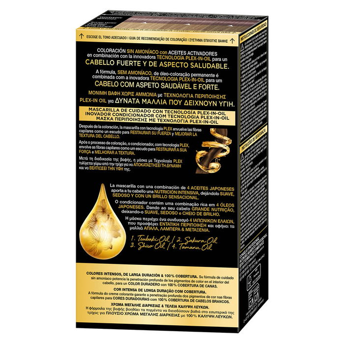 Syoss Teinture OLEO INTENSE Sans Ammoniaque #6-54 Brun Moka 5 unités