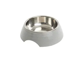 Kruuse Buster Bowl en mélamine brillante gris 160ml