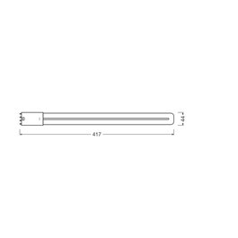 Ledvance/DULUX Lampe LED 2G11 18W 2300Lm 4000K 140º IP20