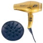 Parlux Alyon Gold Edition Sèche-cheveux avec Diffuseur et 2 Buses, Jaune