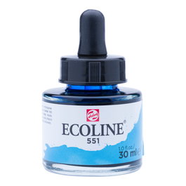 Ecoline Aquarelle Liquide Bleu Ciel Clair 551 - 30 ml