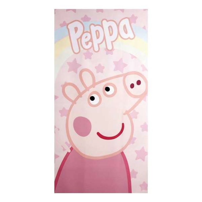 Peppa Pig Serviette de plage en microfibre Rose clair Peppa Pig Serviette de plage en microfibre Rose clair