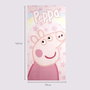 Peppa Pig Serviette de plage en microfibre Rose clair