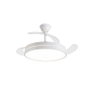 DAEWOO Ventilateur de plafond avec pales rétractables, moteur 30W et LED 36W