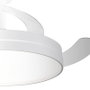 DAEWOO Ventilateur de plafond avec pales rétractables, moteur 30W et LED 36W
