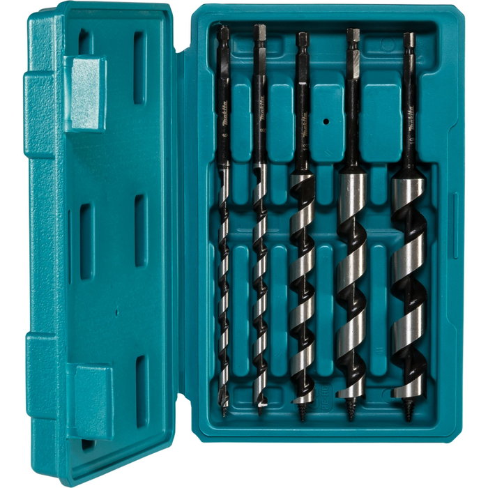 Makita D-75677 Jeu de 5 mèches à bois Auger 1/4 Hex Makita D-75677 Jeu de 5 mèches à bois Auger 1/4 Hex