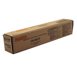 Utax Toner CK-5512Y CK5512Y Jaune Yellow Compatible Brother HL-L5000D, HL-L5100DN (1T02R6AUT0)