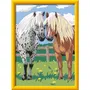 Ravensburger - Kit de Peinture par Numéros CreArt Kids Duo Chevaux - 18x24 cm - Loisir Créatif Facile et Amusant