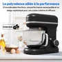 Medion Robot de cuisine 3-en-1 MD18430 - 1200 W - 5 L - Noir