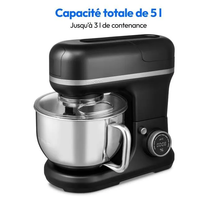 Medion Robot de cuisine 3-en-1 MD18430 - 1200 W - 5 L - Noir